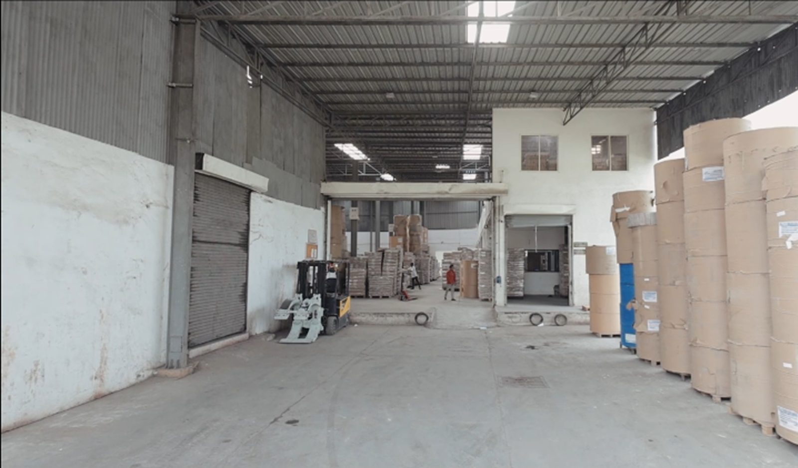 Reel Receiving Area